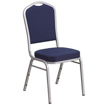 Emma and Oliver Crown Back Stacking Banquet Dining Chair
