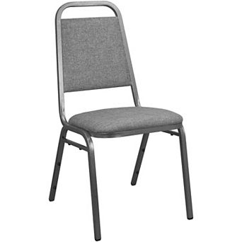 Emma and Oliver Advantage Fabric-Padded Banquet Stackable Chairs