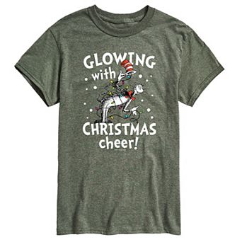 Men's Dr. Seuss Glowing With Christmas Cheer Tee