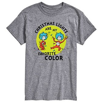Men's Dr. Seuss Christmas Lights Tee
