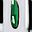 Silver Tone Green