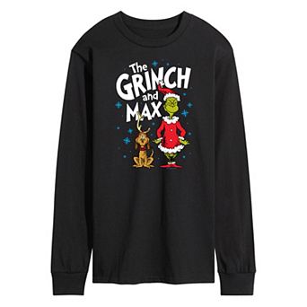 Men's Dr. Seuss The Grinch and Max Long Sleeve Tee