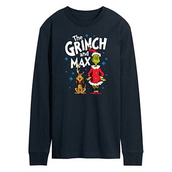 Men's Dr. Seuss The Grinch and Max Long Sleeve Tee