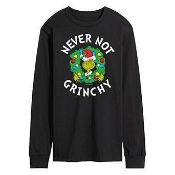 Men's Dr. Seuss Grinch Never Not Grinchy Long Sleeve Tee