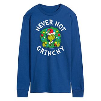 Men's Dr. Seuss Grinch Never Not Grinchy Long Sleeve Tee