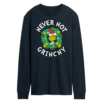 Men's Dr. Seuss Grinch Never Not Grinchy Long Sleeve Tee