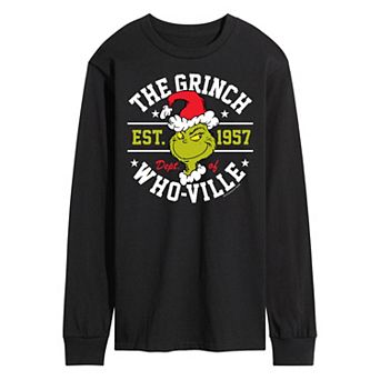 Men's Dr. Seuss Grinch Who-ville Long Sleeve Tee