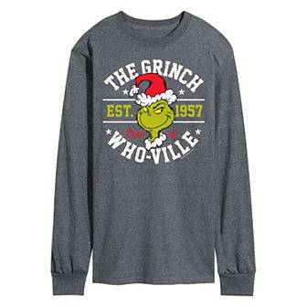 Men's Dr. Seuss Grinch Who-ville Long Sleeve Tee