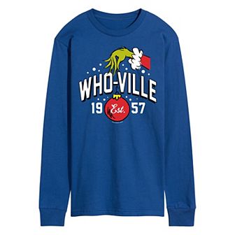 Men's Dr. Seuss Grinch Hand Long Sleeve Tee
