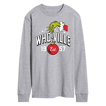 Men's Dr. Seuss Grinch Hand Long Sleeve Tee