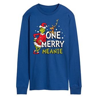 Men's Dr. Seuss Grinch One Merry Meanie Long Sleeve Tee