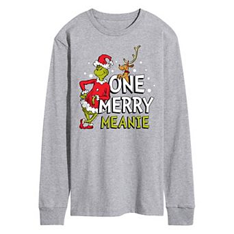 Men's Dr. Seuss Grinch One Merry Meanie Long Sleeve Tee