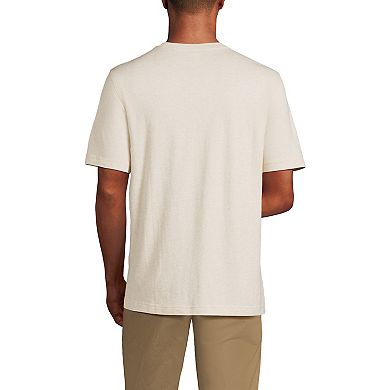Big & Tall Lands' End Super-T V-neck Tee