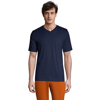 Big & Tall Lands' End Super-T V-neck Tee