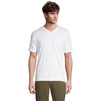 Big & Tall Lands' End Super-T V-neck Tee