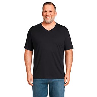 Big & Tall Lands' End Super-T V-neck Tee