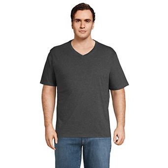 Big & Tall Lands' End Super-T V-neck Tee