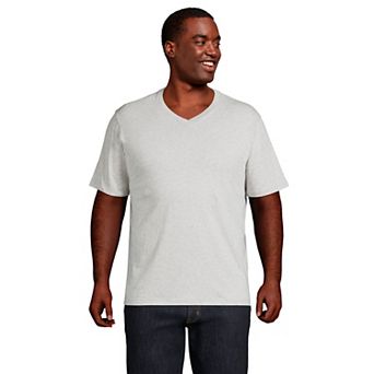 Big & Tall Lands' End Super-T V-neck Tee