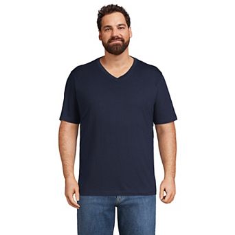 Big & Tall Lands' End Super-T V-neck Tee