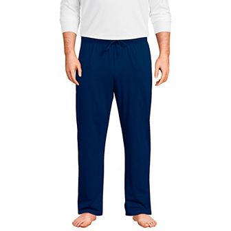 Big & Tall Lands' End Knit Jersey Sleep Pants