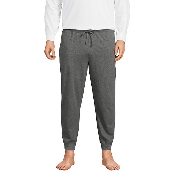 Big & Tall Lands' End Knit Jersey Pajama Jogger Pants