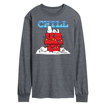 Men's Peanuts Snoopy Chill Long Sleeve Tee