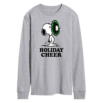 Men's Peanuts Holiday Cheer Long Sleeve Tee