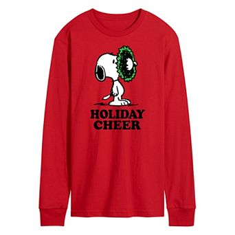 Men's Peanuts Holiday Cheer Long Sleeve Tee