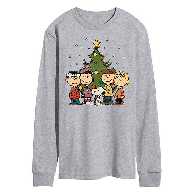 Men's Peanuts Christmas Long Sleeve Tee