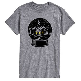 Big & Tall Cabin Snowglobe Tee