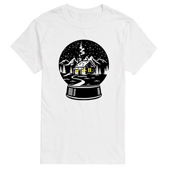 Big & Tall Cabin Snowglobe Tee