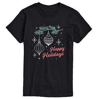Big & Tall Happy Holidays Tee