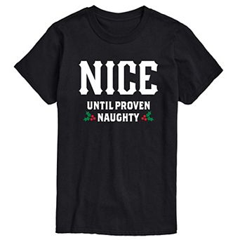 Big & Tall Nice Until Naughty Tee