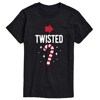 Big & Tall Candy Cane Twisted Tee