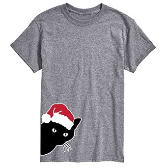 Big & Tall Peeking Cat Tee