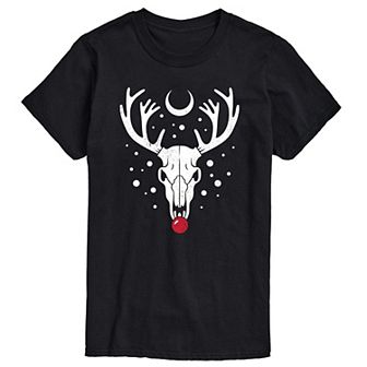 Big & Tall Reindeer Skull Tee