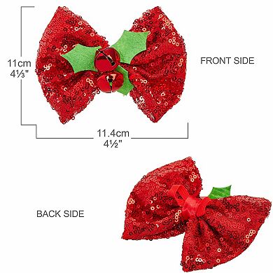 Blueberry Pet Christmas Blooming Berry Dog Collar with Detachable Decor