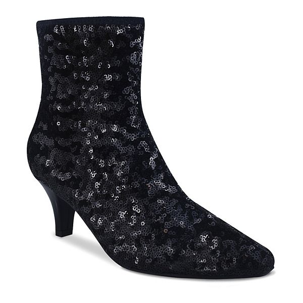 Naja Sequin Stretch Women's Ankle Boots