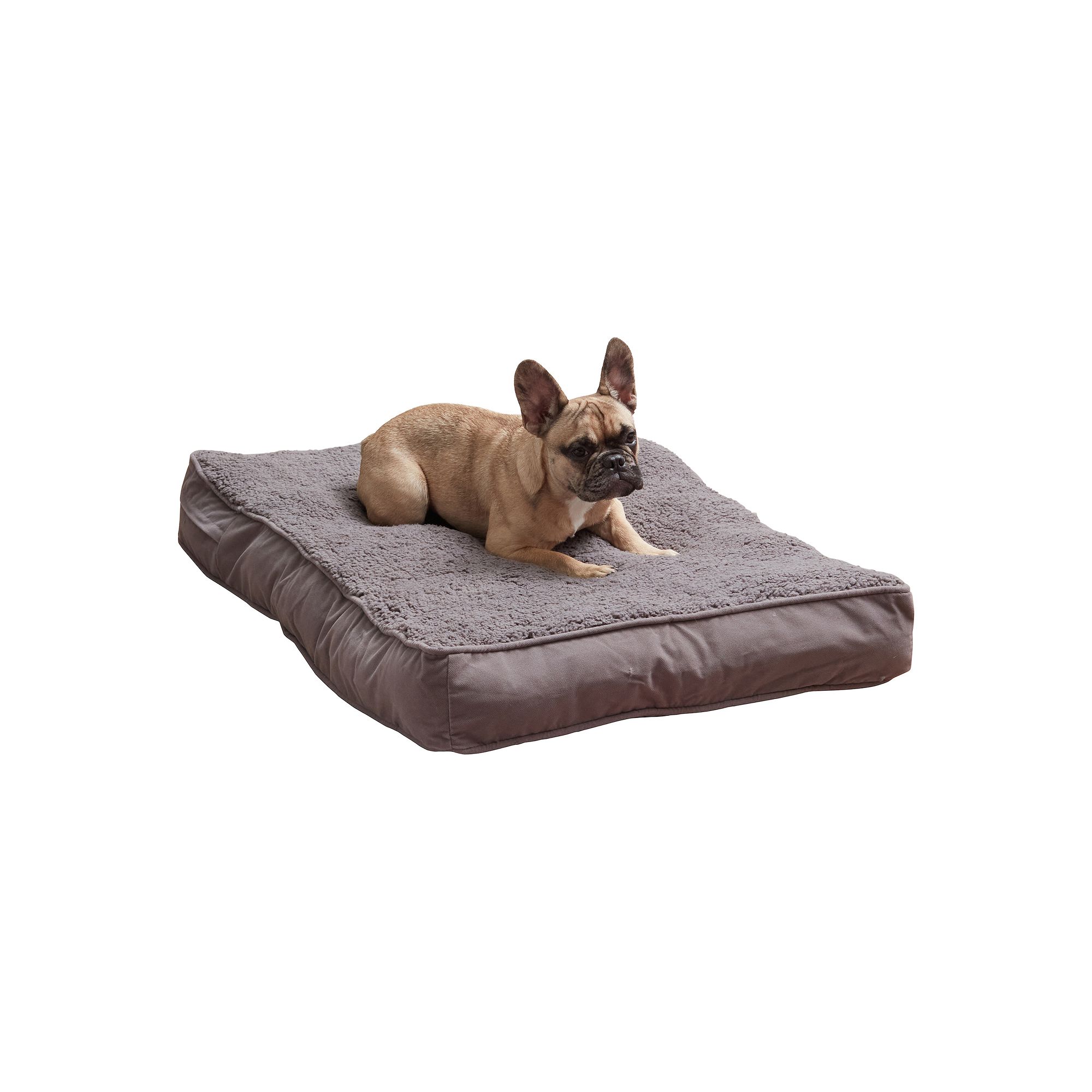 Happy Hounds Daisy Deluxe Supportive Pet Bed, Gray