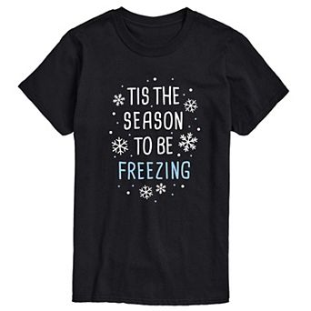 Big & Tall Tis the Season Freezing Tee