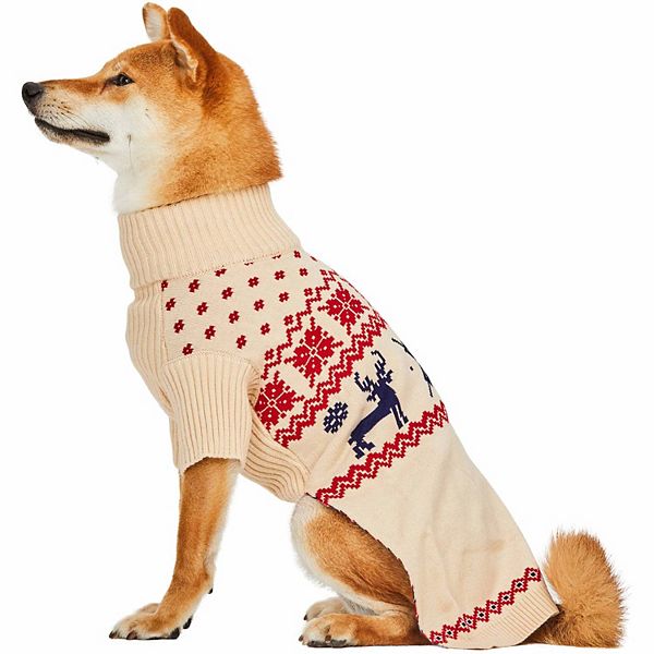 kohls.com | Blueberry Pet Reindeer and Snowflake Dog Sweater