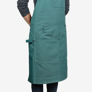 Chef Pomodoro Apron for Men and Women with Pockets - Top Chef Recommended - Grill Apron with Adjustable Neck Straps