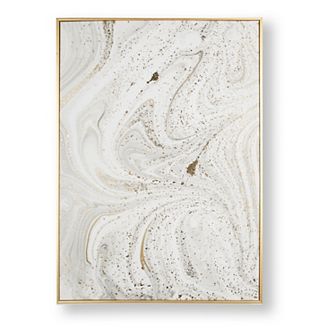 Marble Print Luxe Framed Wall Art