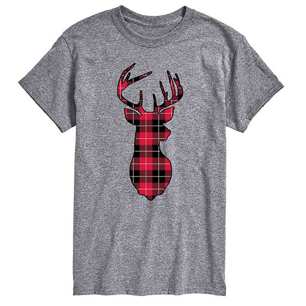 Big & Tall Buffalo Plaid Deer Tee