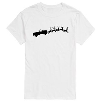 Big & Tall Truck Santa Sleigh Tee