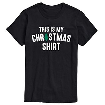 Big & Tall This Is My Christmas Tee