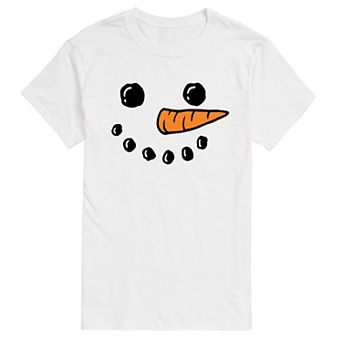 Big & Tall Snowman Face Tee