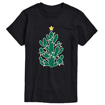 Big & Tall Cactus Christmas Tree Tee