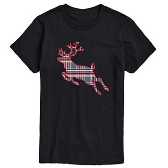 Big & Tall Deer Charcoal Tee