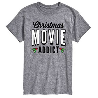 Big & Tall Christmas Movie Addict Tee